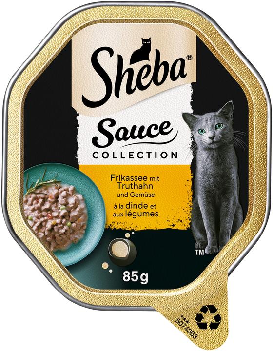 Actual product image Sheba Frikassee mit Truthahn und Gemüse (Adult, 1 pcs., 85 g)