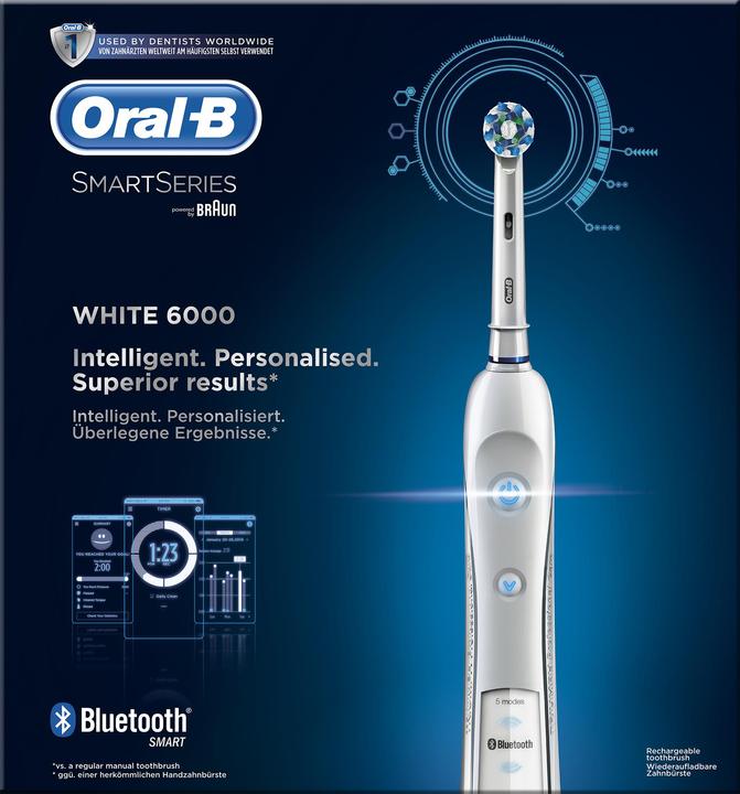 Actual product image Oral-B Pro 6000 SmartSeries (Oscillating toothbrush)