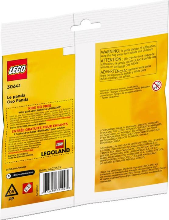 Actual product image LEGO Panda bear (30641, LEGO Creator 3-in-1)