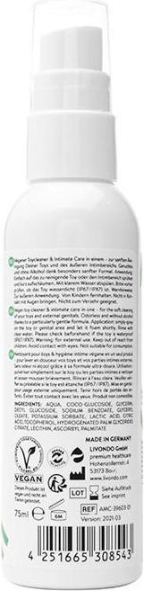 Immagine prodotto Amorelie Nettoyant pour lovetoys Pure & Clean - végan (75 ml)