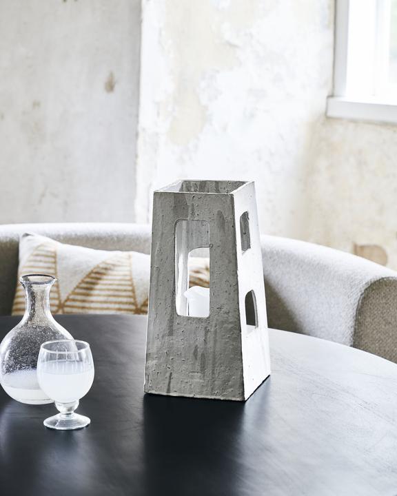 Actual product image House Doctor Ruun Lantern - Light Grey (205420002) (18 x 18 x 35 cm, 4 x)