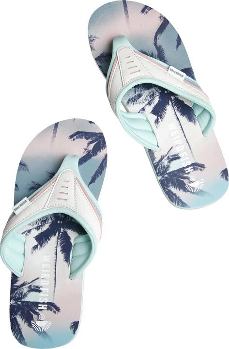 Actual product image Weird Fish Womens/Ladies Thurleston Palm Tree Flip Flops (37)