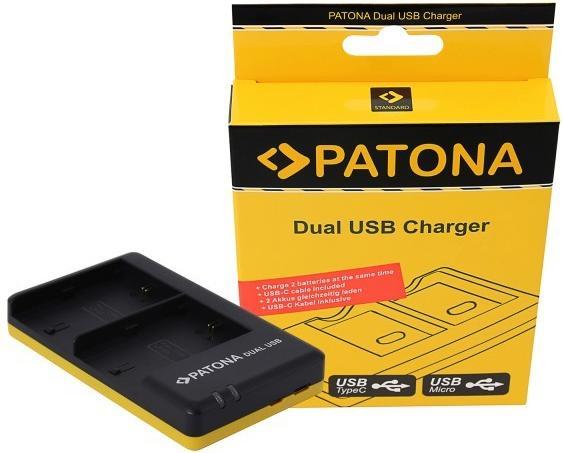 Actual product image Patona Dual charger LP-E6 (Camera battery charger)