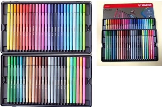 Actual product image STABILO Pen 68 Premium felt-tip pen (Multicoloured, 1 x)