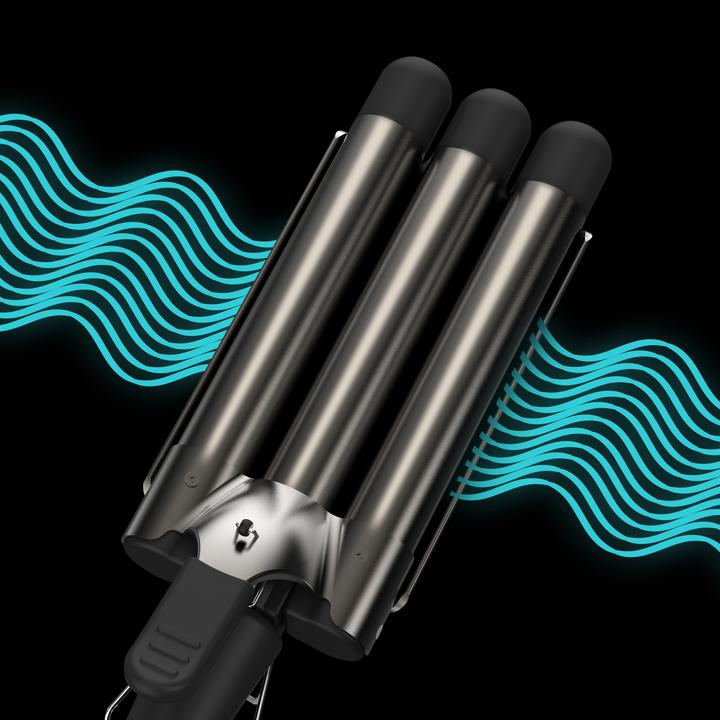 Actual product image Homedics Progloss Deep Beach Waver