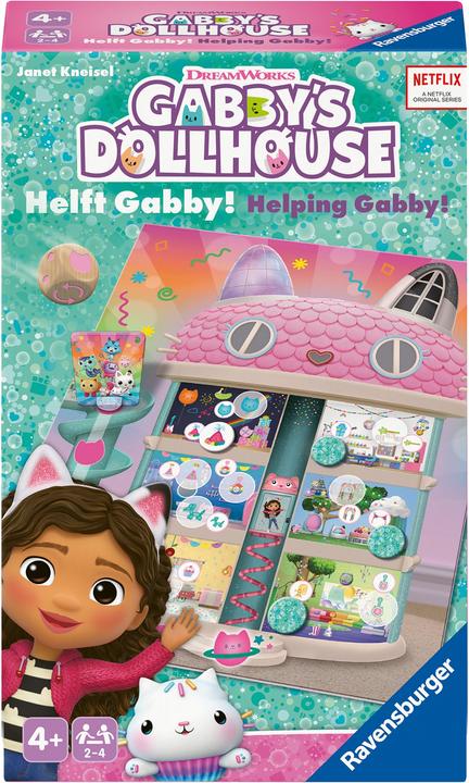 Immagine prodotto Ravensburger 24724 - La casa delle bambole di Gabby - Aiuta Gabby! - Gioco da portare con sé per 2-4 giocatori (Olandese, Inglese, Francese, Tedesco)