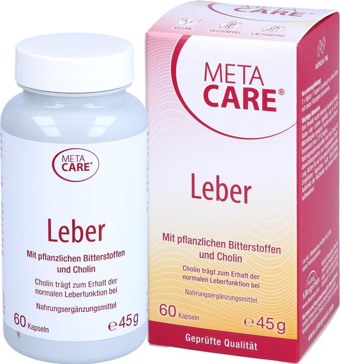 Image du produit Meta Care Gélule de foie (60 pièce(s), Capsules, 78 g)