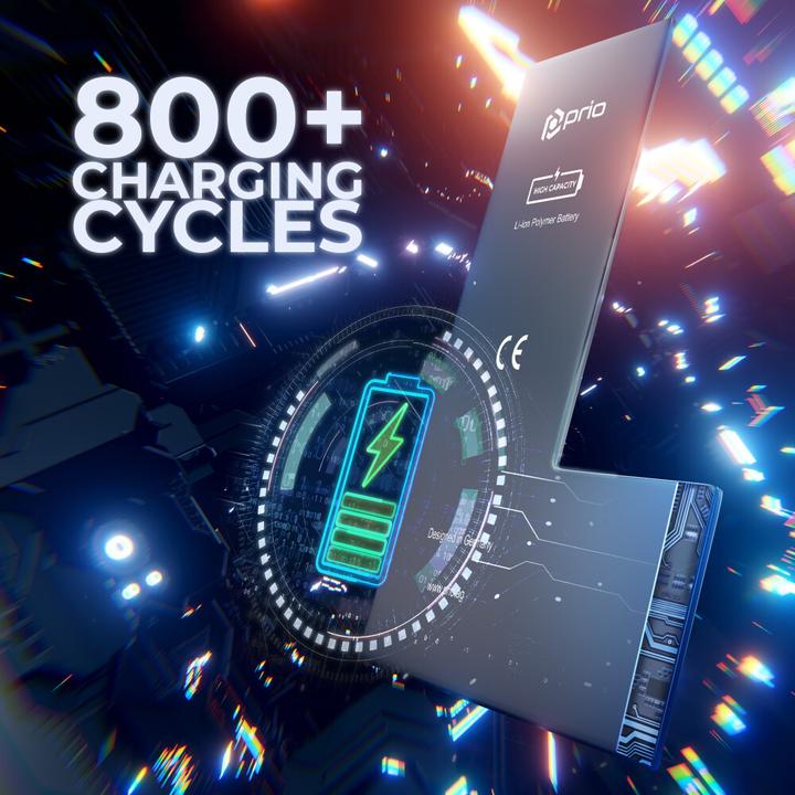 Image du produit prio Hochleistungsakku für iPhone X (3150 mAh) - Universal APN -