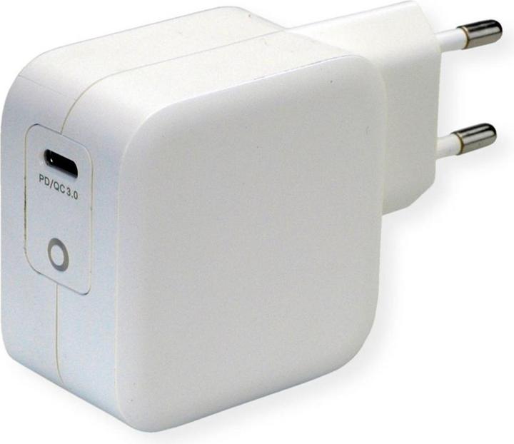 Produktbild Roline USB Charger mit Euro-Stecker, 1x USB Typ C Port, PD, 61W (61 W)