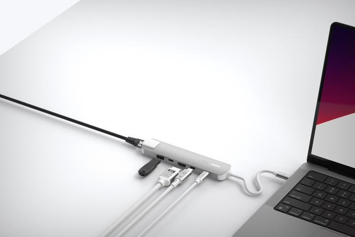 Produktbild LINQ Connects 6in1 PRO USB-C Multiport Hub 140W (USB-C, 6 Ports)