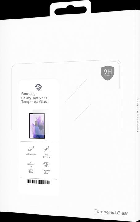 Actual product image Cazy Protective glass compatible with Samsung Galaxy Tab S7 FE - Tempered glass screen protector (1 Piece, Galaxy Tab S7 FE)