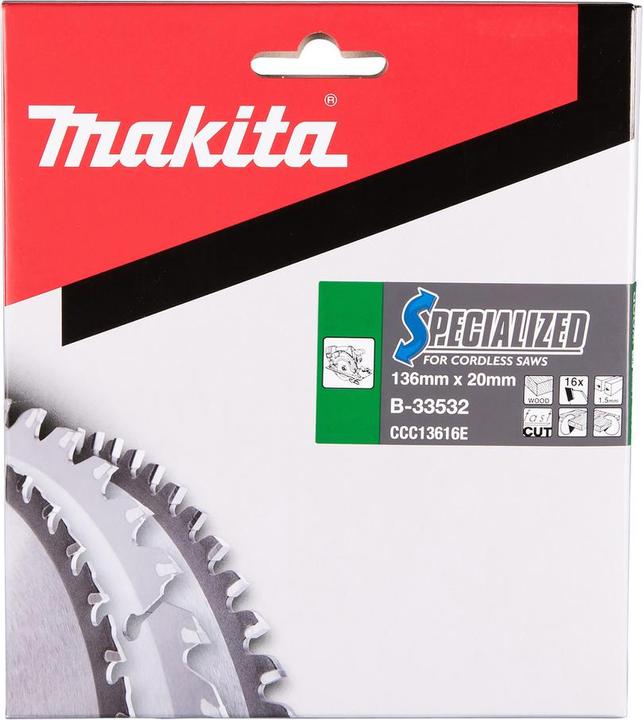 Produktbild Makita SPECIALIZED Kreissägeblatt 136