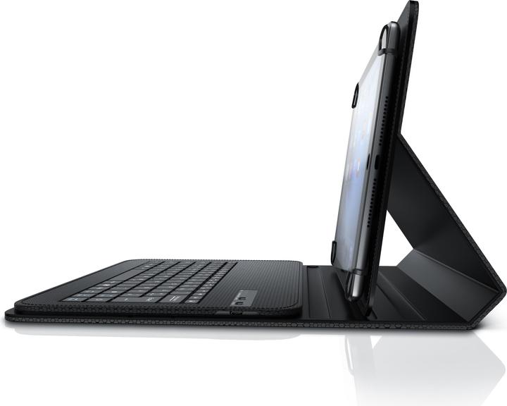 Produktbild Aplic Bluetooth Tablet Tastatur, Keyboard mit Kunststoffcase für 9-12" Tablets, magnetische Befestigung (DE, 9" - 12" Tablets)