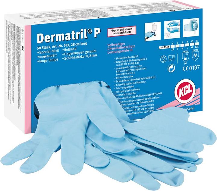 Immagine prodotto KCL Guanti monouso in nitrile Dermatril P 743 (6)