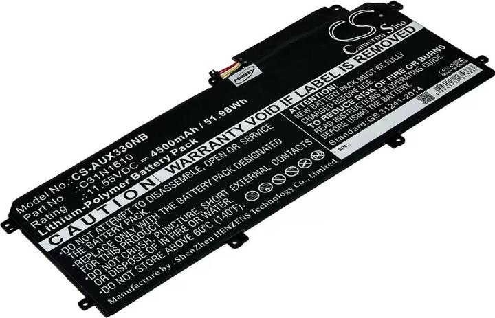 Image du produit AccuCell Batterie Asus Zenbook UX330 / UX330C / Type C31N1610 (4500 mAh)