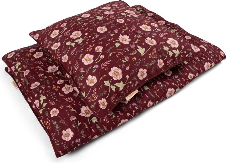Filibabba Literie bébé GOTS - Fall Flowers (70 x 100 cm, 40 x 45 cm)
