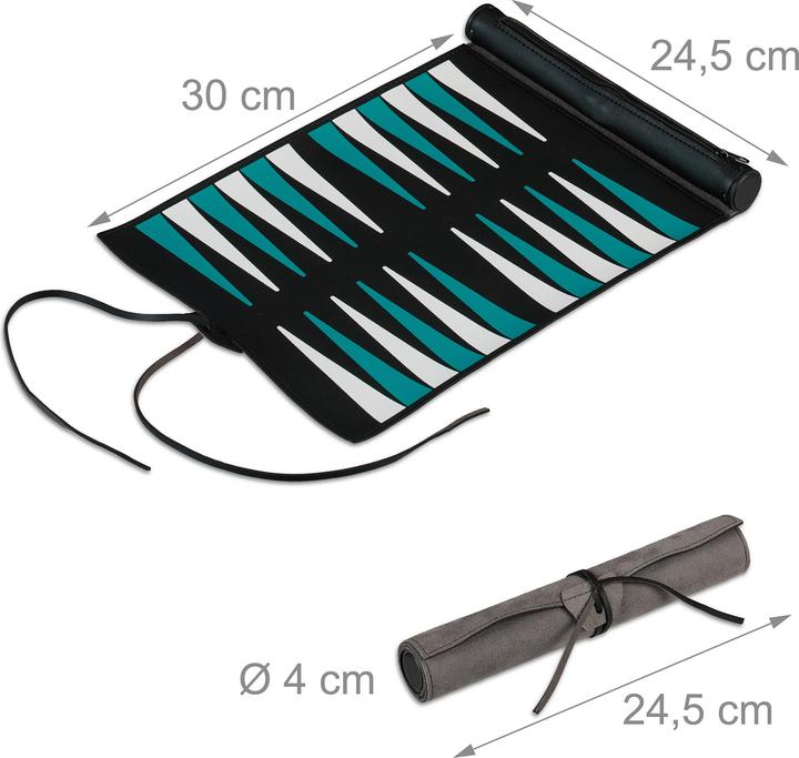 Immagine prodotto Relaxdays Backgammon da-viaggio