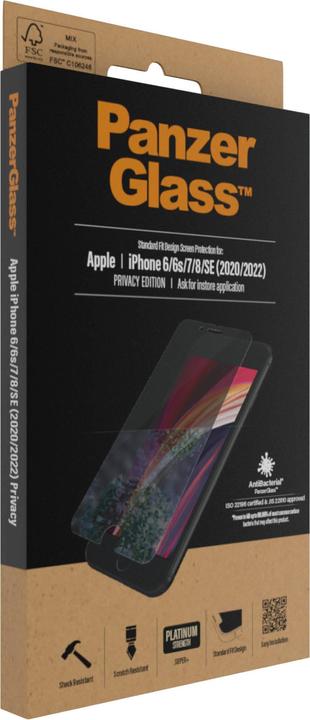 Actual product image PanzerGlass Privacy (1 Piece, Apple iPhone 6s)