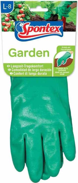Productafbeelding Spontex van katoen, coating: nitril, kleur: groen, maat: 8 (8)