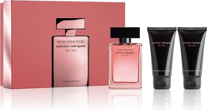 Image du produit Narciso Rodriguez Musc Noir Noël 2023 Rose Eau de Parfum 50 / Lotion pour le corps Gel douche (Eau de parfum, 50 ml)