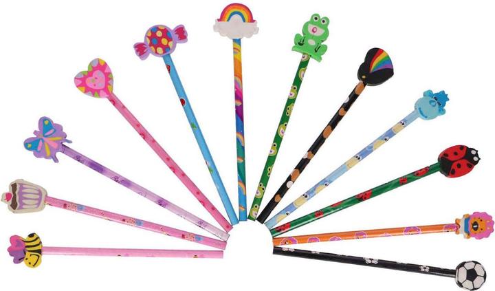 Produktbild Topwrite Bleistift mit Radiergummi (Hart, 6 x)