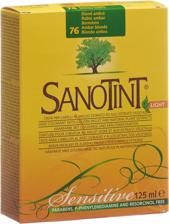 Image du produit Sanotint Sensitive Light Haarfarbe 76 bernstein (76 ambre)