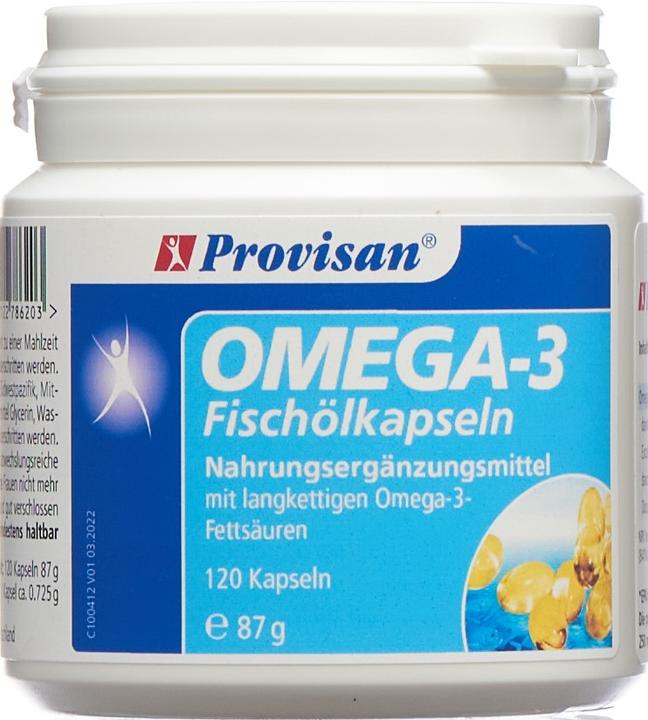 Produktbild Provisan Omega 3 Fischöl Kaps (120 Stück, Kapseln, 115 g)