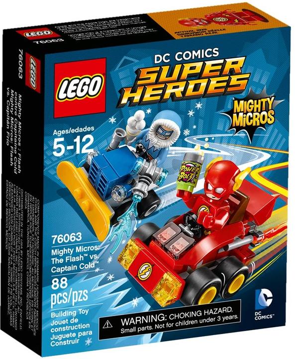 Image du produit LEGO DC Comics Super Heroes Mighty Micros : Flash contre Captain Cold (76063, LEGO DC)