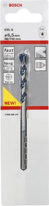 Productafbeelding Bosch Professional Zubehör Betonbohrer CYL-5 (6,5 mm)