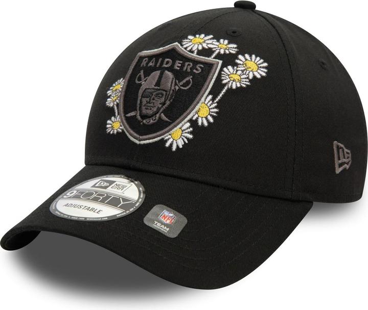New Era 9Forty Strapback Cap - FLOWER Las Vegas Raiders