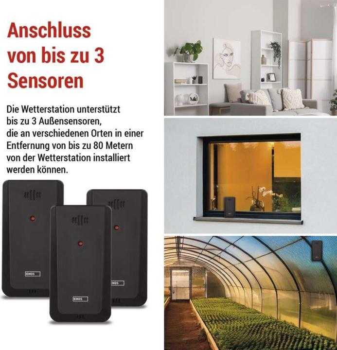 Produktbild Emos Drahtlose Wetterstation E8614