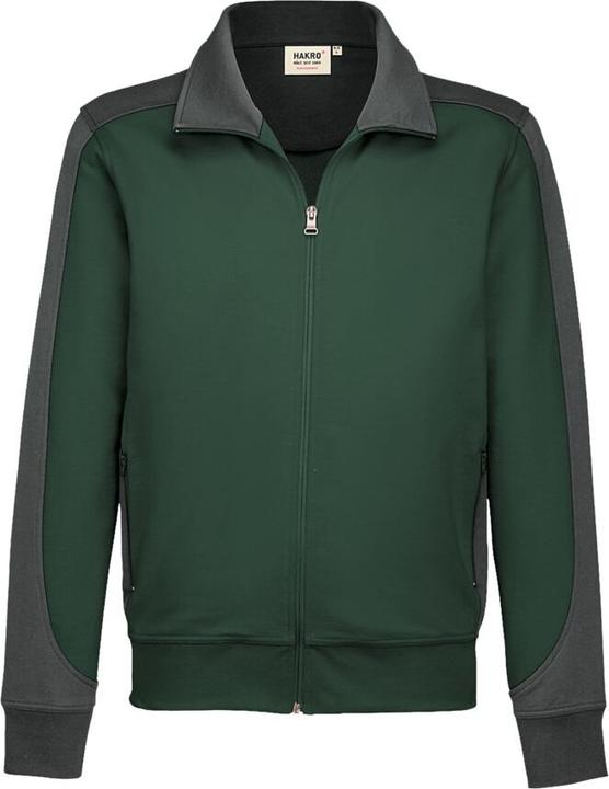 Image du produit Hakro Veste sweat Contrast Perf sapin/anthracite Gr.4XL (4XL)