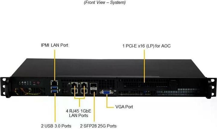 Produktbild Supermicro SuperServer SYS-510D-4C-FN6P