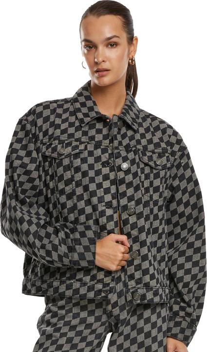 Immagine prodotto Urban Classics 80s Giacca di Jeans Oversize Quadro di Laser Donna (S)