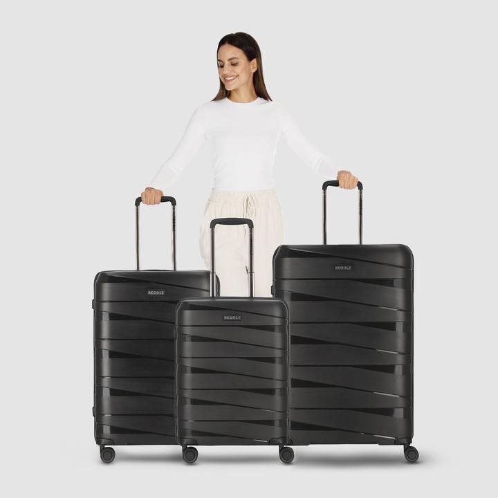 Immagine prodotto Redolz Essentials 10 3-SET Set di valigie a 4 ruote e 3 pezzi (188 l, XL (da 115l))
