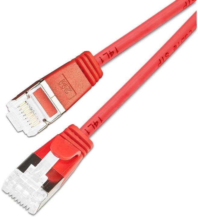 Produktbild SLIM Slimpatchkabel RJ-45, Cat 6A, U/FTP, 3 m, Rot, 36-Pack (U/FTP, CAT6a, 3 m)