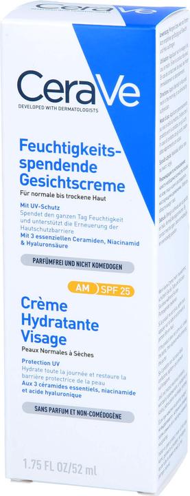 Immagine prodotto CeraVe Crema idratante per il viso SPF30 (52 ml, Crema da giorno, SPF 25)
