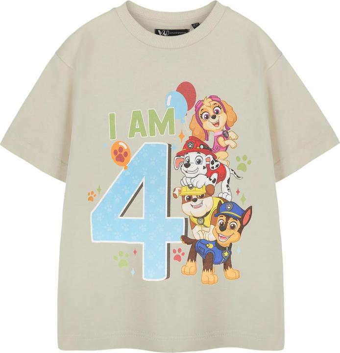 Immagine prodotto Paw Patrol I Am 4 Maglietta Compleanno Maniche Corte Ragazzi (104)