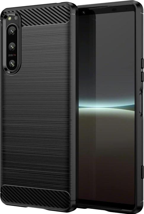 Image du produit Screenguard Étui en TPU souple carbone brossé (Sony Xperia 5 IV)