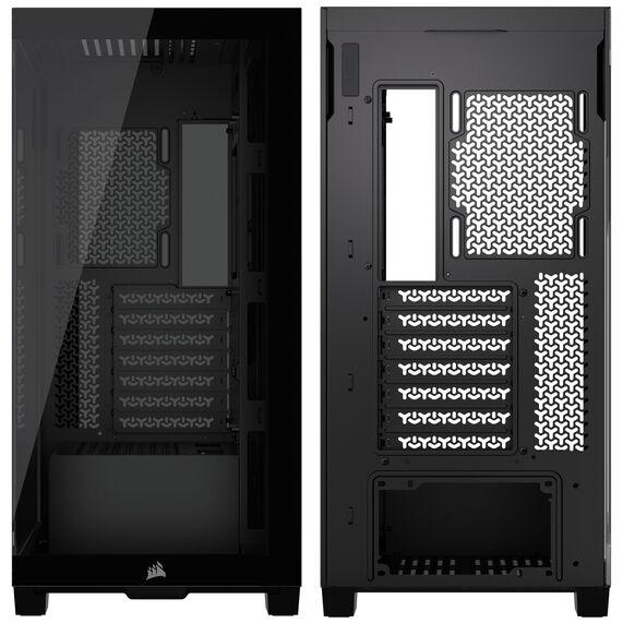 Productafbeelding Corsair Kast 3500X Midi TG zwart BTF & P.Zero (E-ATX, ATX, Mini-ITX, mATX)
