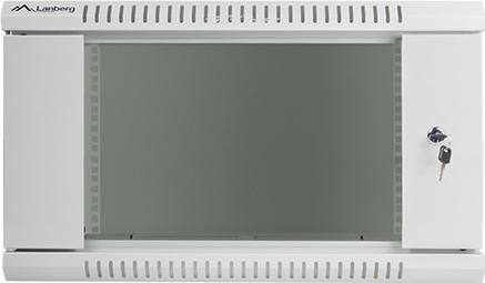 Produktbild Lanberg WF01-6406-10S Rack 6U Wandmontiertes Regal Grau (6 HE, 19 Zoll Rack)