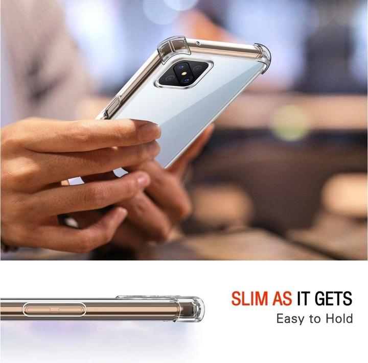 Immagine prodotto Screenguard Oppo Reno4 Z 5G Custodia Crystal Soft Airbag Bumper (Oppo Reno 4 Z 5G)
