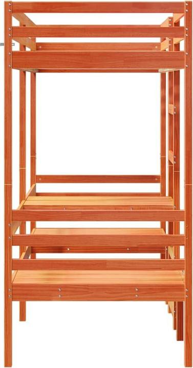 Produktbild VidaXL Hochbett mit Schreibtisch & Stühlen (90 x 200 cm)
