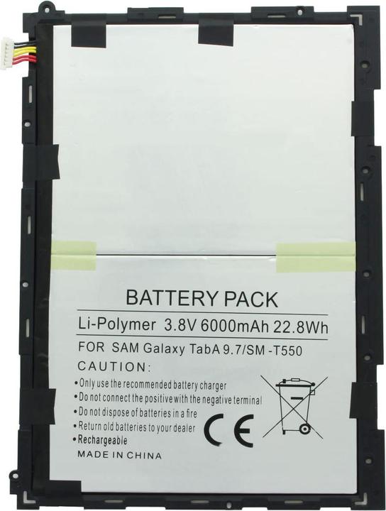 Immagine prodotto AccuCell Akku Samsung Galaxy Tab A 9.7, SM-P550, SM-T550, EB-BT550ABE