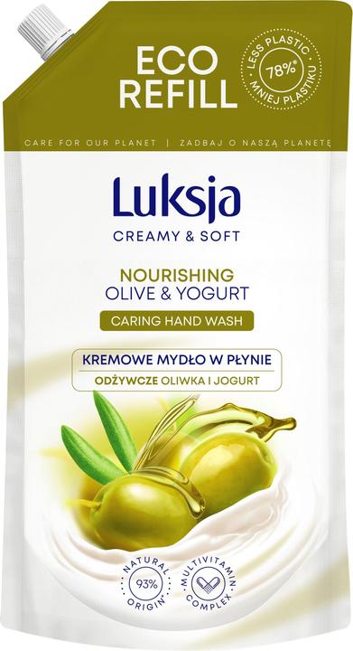 Luksja Cremige Flssigseife, Olive, Brhe 900ml (Flüssigseife, 900 ml)