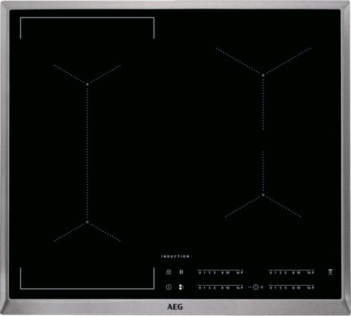 AEG HOUSEWARE Piano cottura in vetroceramica, 60 cm, induzione, MaxiSense, edst IKE64441XB