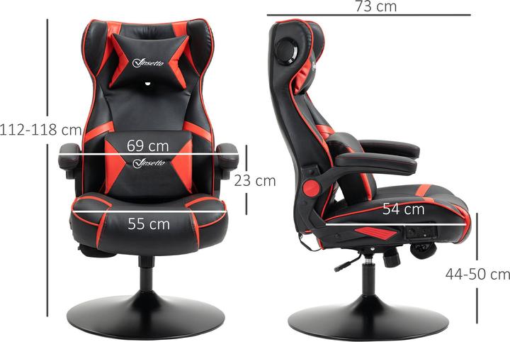 Image du produit Vinsetto Fauteuil de jeu avec haut-parleur