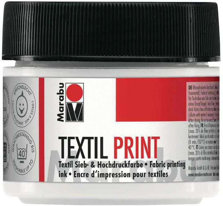 Marabu Texil Print (Titanweiss, 100 ml)