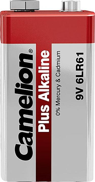 Immagine prodotto Camelion Plus Batteria alcalina 9V / 6LR61 (1 pz., 9V Block, 500 mAh)
