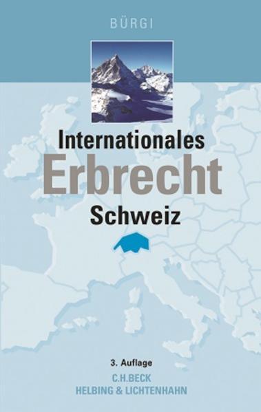 Produktbild Internationales Erbrecht Schweiz (Deutsch, Urs Bürgi, 2016)